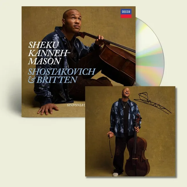 Deutsche Grammophon Kanneh-Mason Schostakowitsch Britten Cello CD signiert