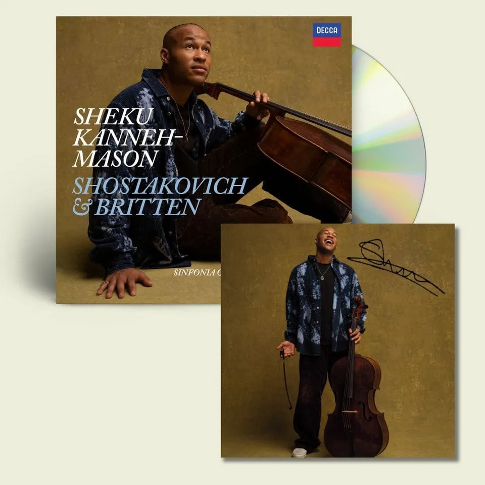 Deutsche Grammophon Kanneh-Mason Schostakowitsch Britten Cello CD signiert