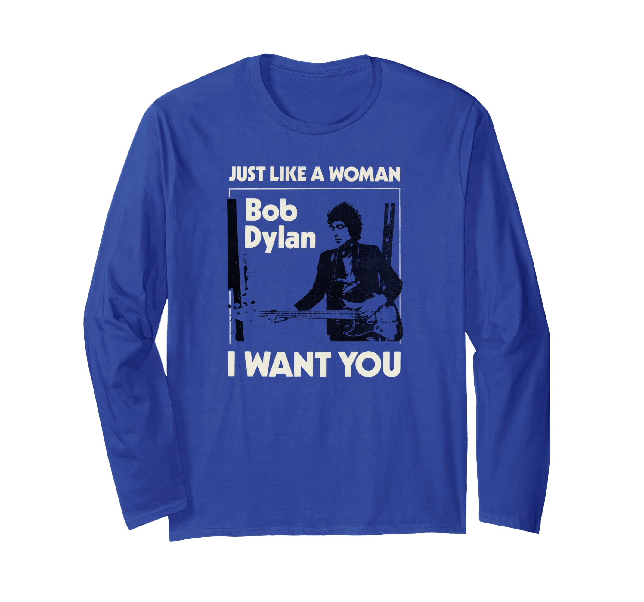 Bob Dylan Genau wie eine Frau Langarmshirt Anthrazit S