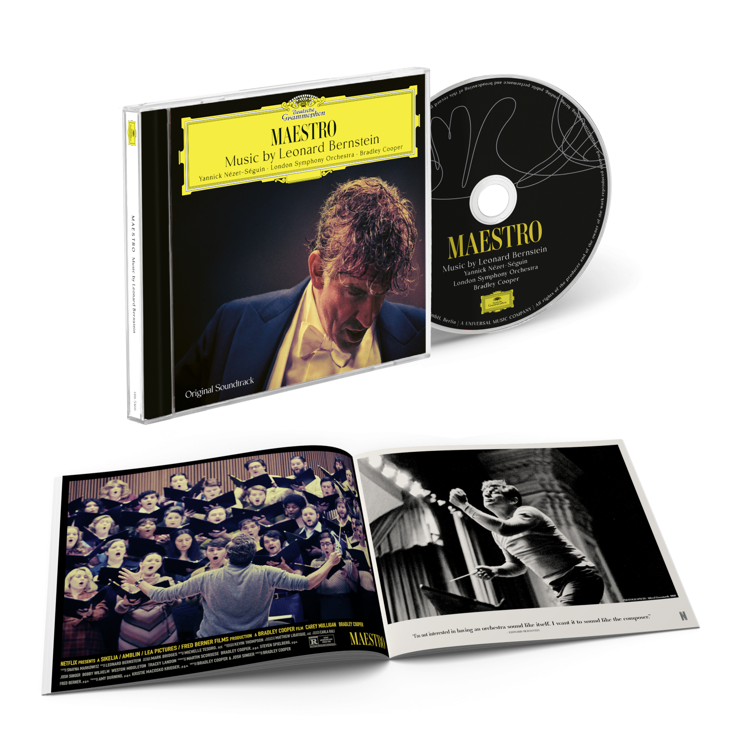 Deutsche Grammophon Maestro Bernstein Soundtrack CD Fotobuch