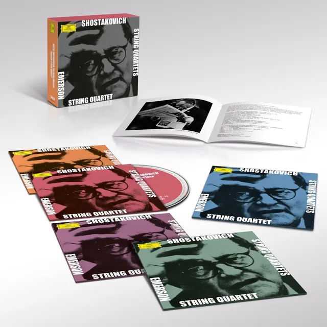 Deutsche Grammophon Shostakovich Streichquartette Emerson 5CD Box