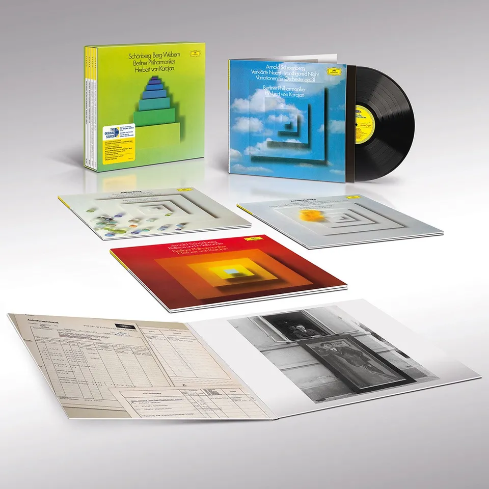 Deutsche Grammophon Karajan Schoenberg Berg Webern 4LP Box 180g