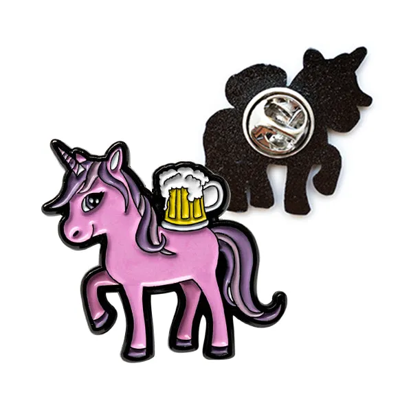 Turbobier Dursti Anstecknadel Einhorn 2,5 cm