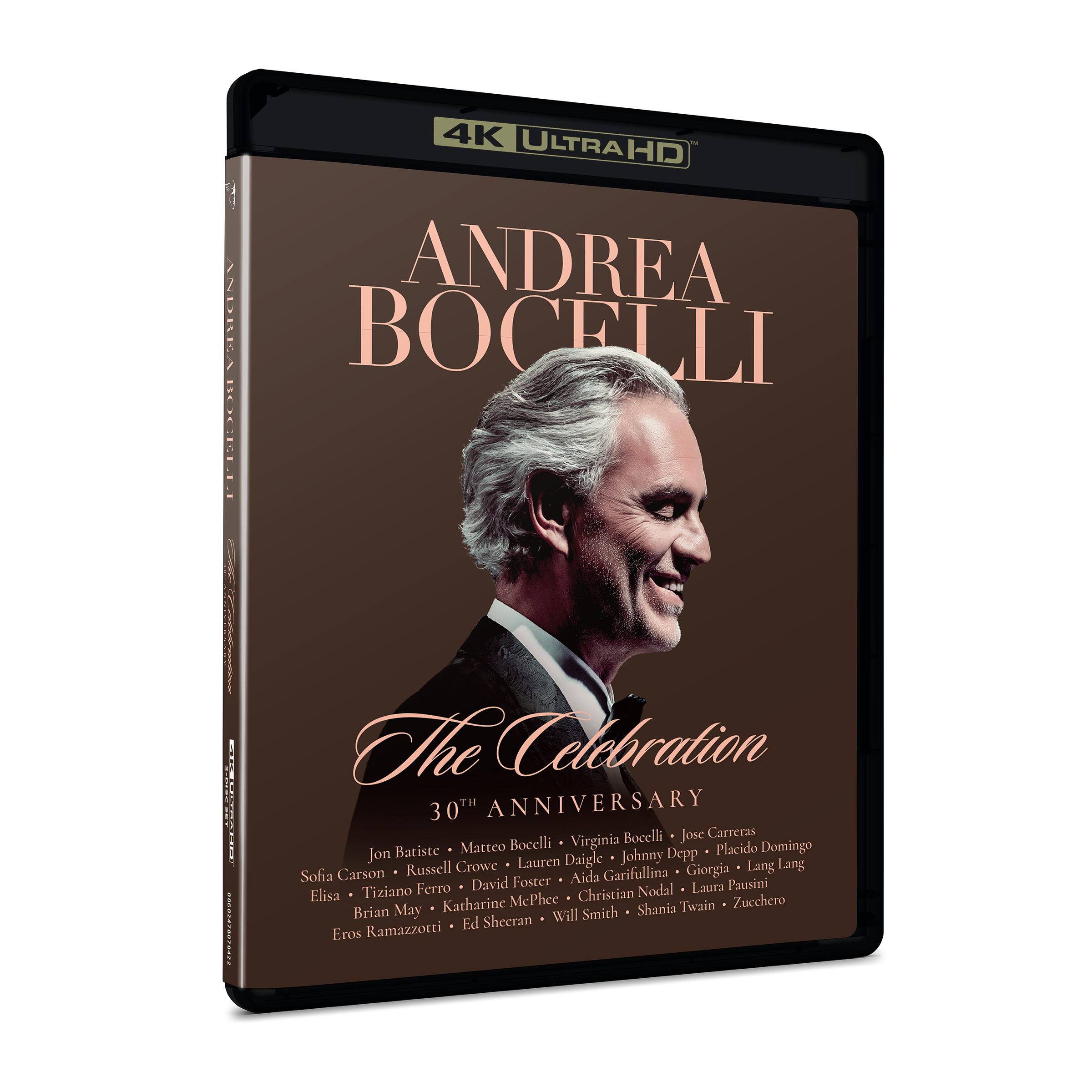 Deutsche Grammophon Andrea Bocelli Celebration 30th Anniversary DVD