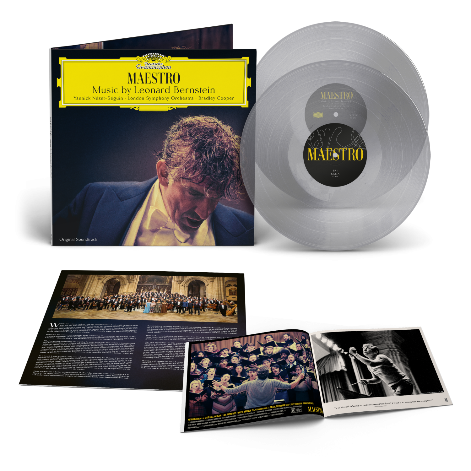 Deutsche Grammophon Maestro Bernstein Soundtrack CD mit Fotoalbum