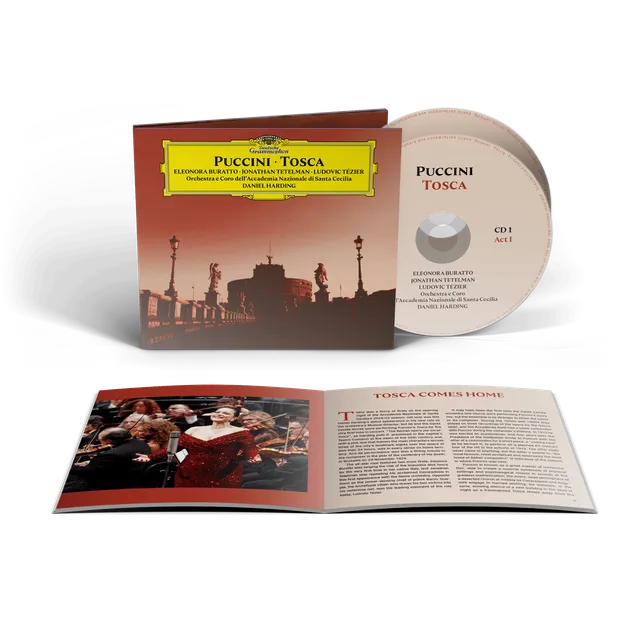 Deutsche Grammophon Tetelman Puccini Tosca CD Opernaufnahme