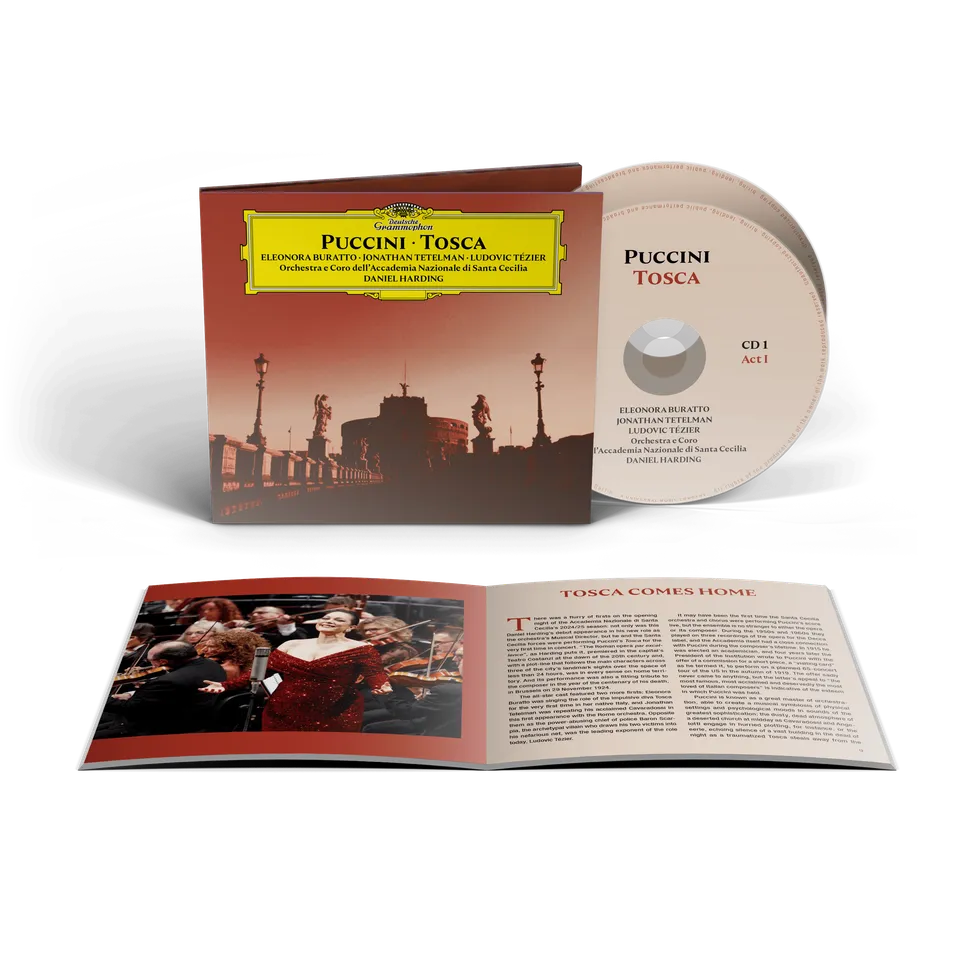 Deutsche Grammophon Tetelman Puccini Tosca CD Opernaufnahme