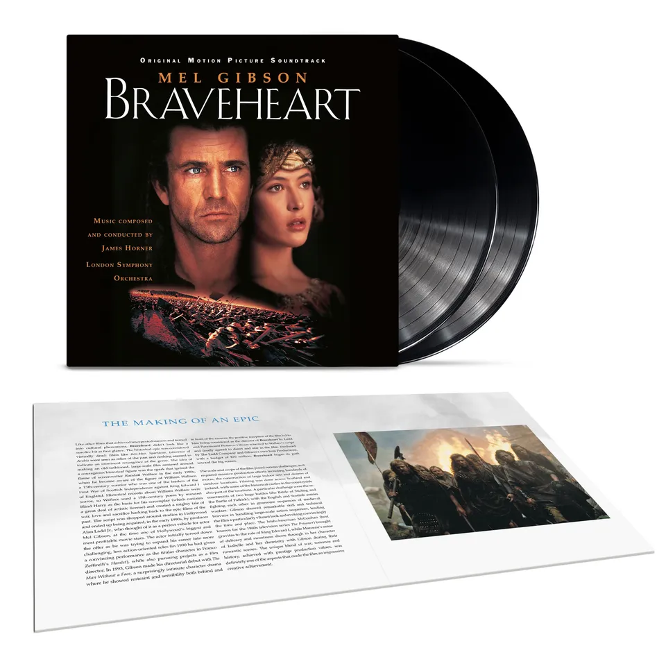 Deutsche Grammophon Braveheart 30th Anniversary Edition Blue Streak Vinyl 2LP