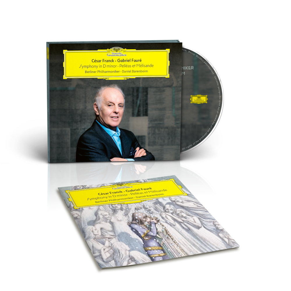 Deutsche Grammophon Barenboim Franck Sinfonie d-Moll Vinyl Deluxe Postkarten