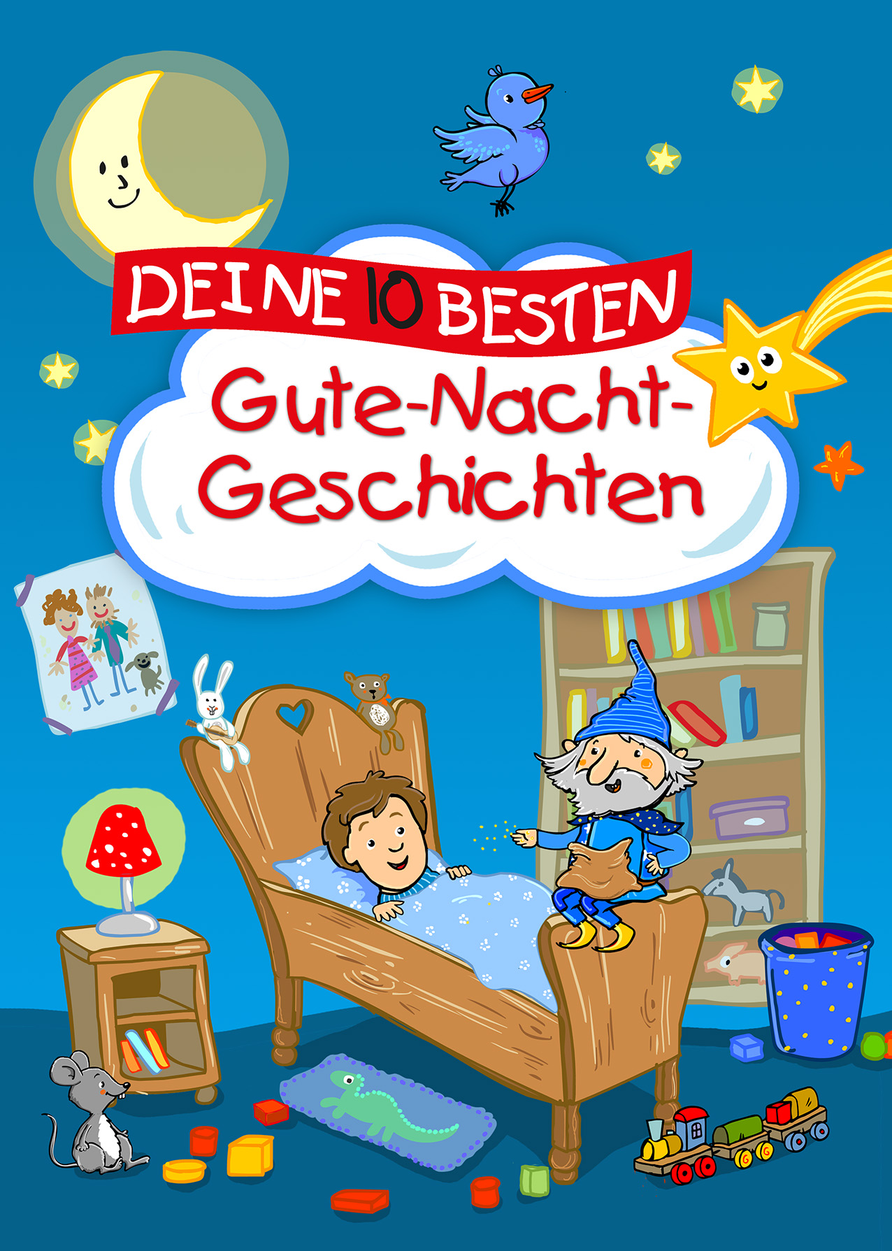 Lamp und Leute Personalisierte Gute-Nacht-Geschichten Buch Wunschname