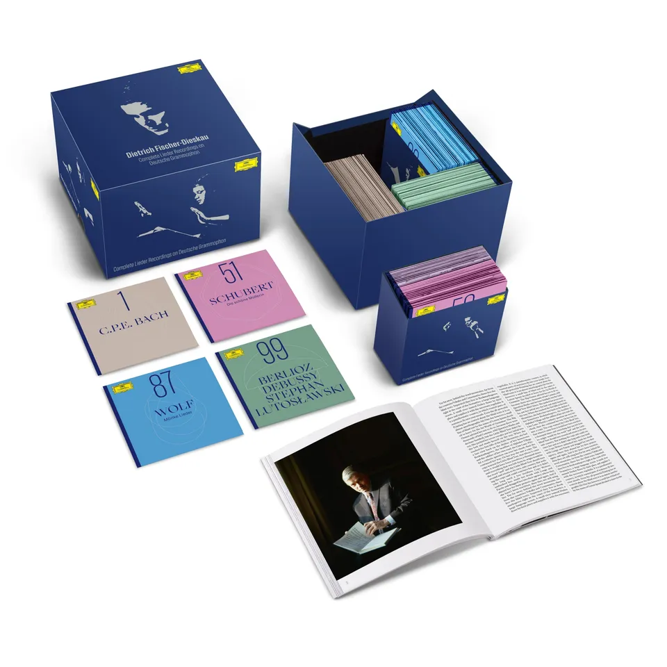 Deutsche Grammophon Fischer-Dieskau Lieder Box 107 CDs komplett