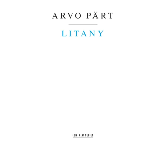 ECM Records Arvo Pärt Litany CD Geistlich