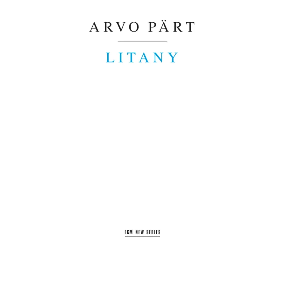 ECM Records Arvo Pärt Litany CD Geistlich