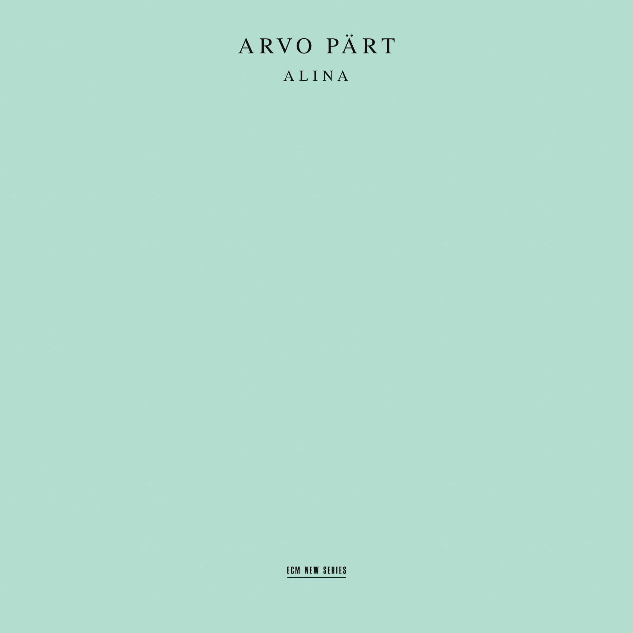 Arvo Pärt Alina Vinyl LP Spiegel Einleger