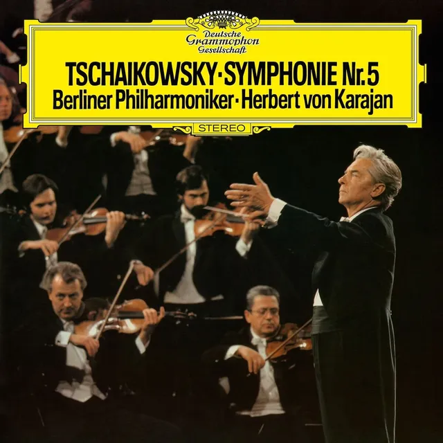 Deutsche Grammophon Karajan Sinfonie Nr. 5 Vinyl LP Tschaikowsky