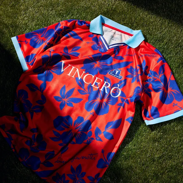 Deutsche Grammophon Pavarotti Football Jersey Trikot Hawaii-Look