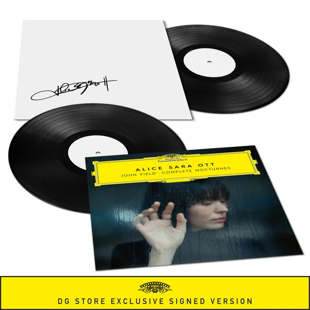 Deutsche Grammophon Alice Sara Ott Field Nocturnes 2LP signiert