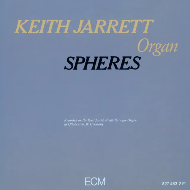 ECM Records Spheres CD Orgel Minimal Jazz