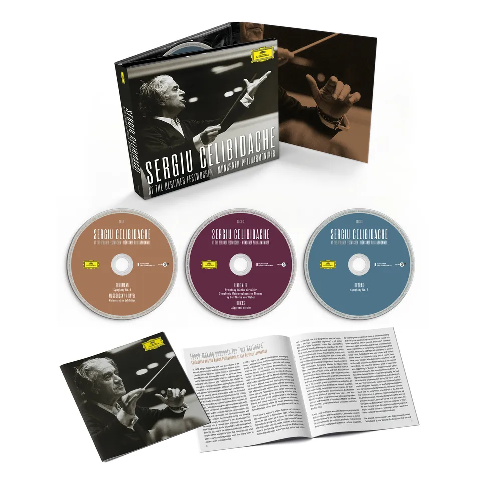 Deutsche Grammophon Celibidache Berliner Festwochen 3CD Box live