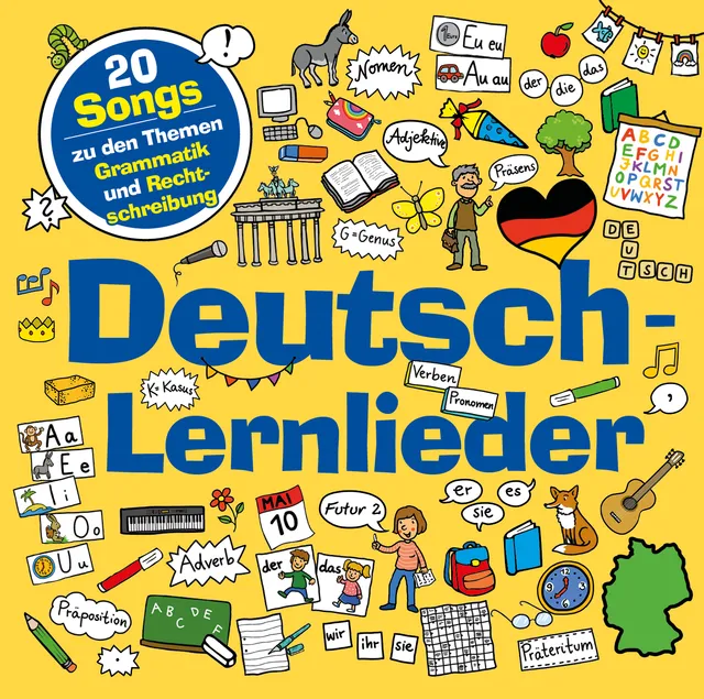 Lamp und Leute Deutsch-Lernlieder CD 20 Songs Grammatik
