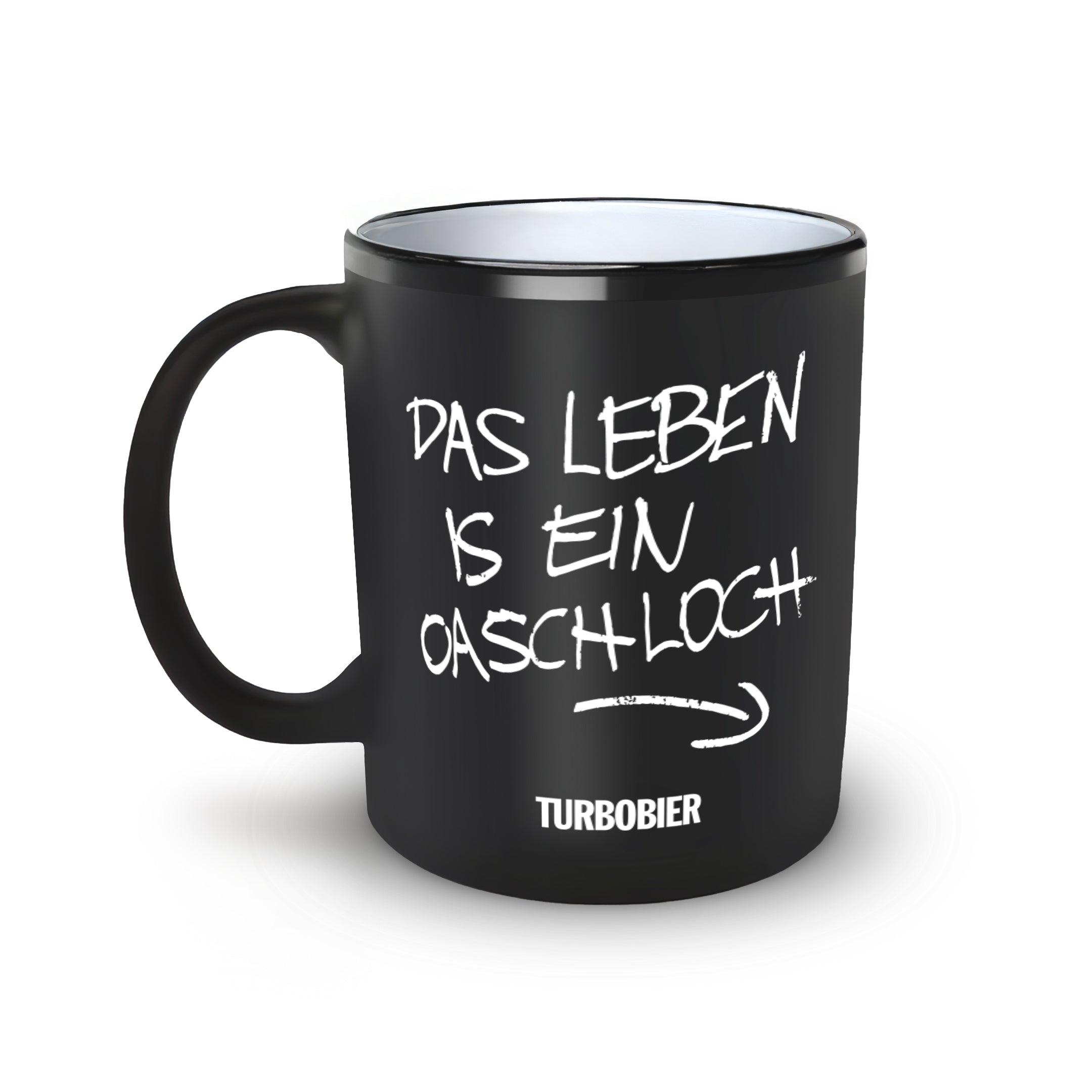 TURBOBIER Das Leben is ein Oaschloch CD Bundle Häferl 0,3l