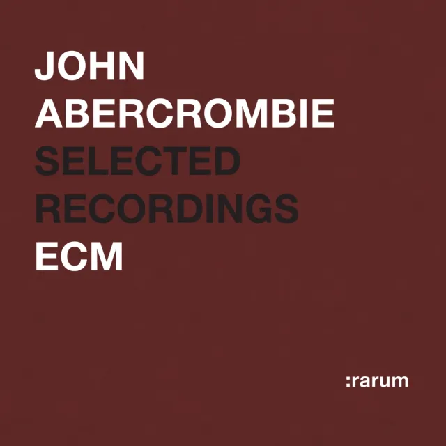 ECM Rarum Selected Recordings CD Compilation