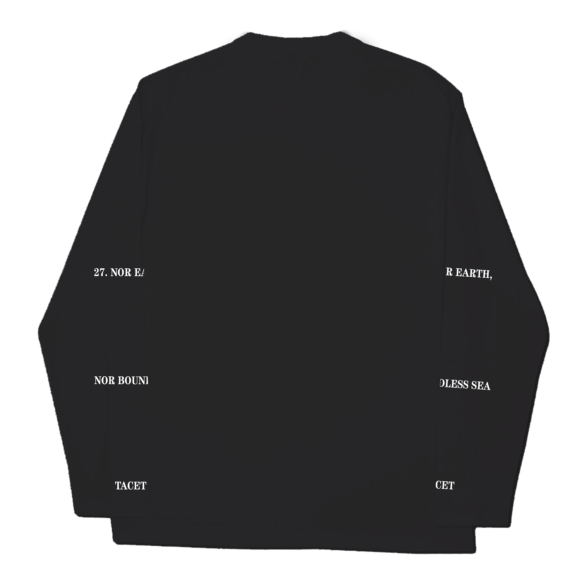 Max Richter Black Long Sleeve Langarmshirt schwarz