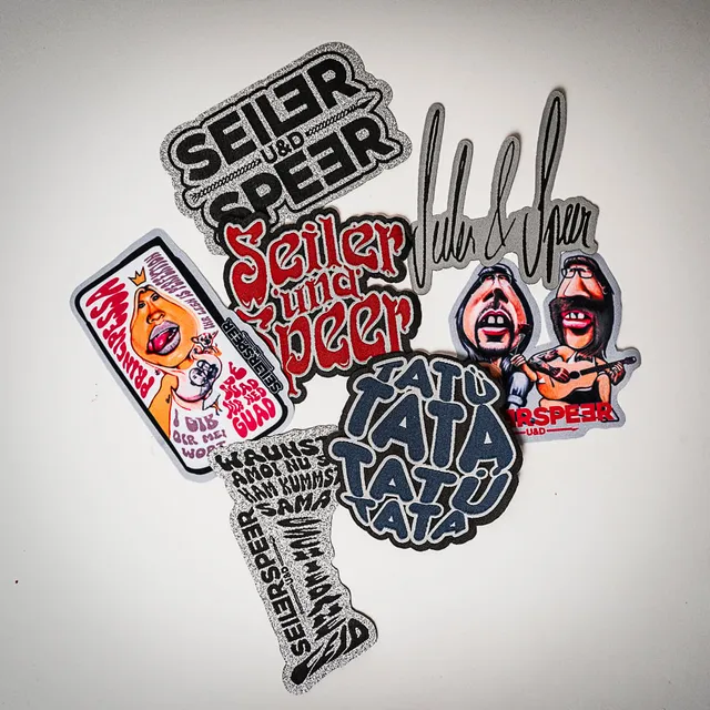 Seiler und Speer Patches Set Bügelbilder 7 Motive