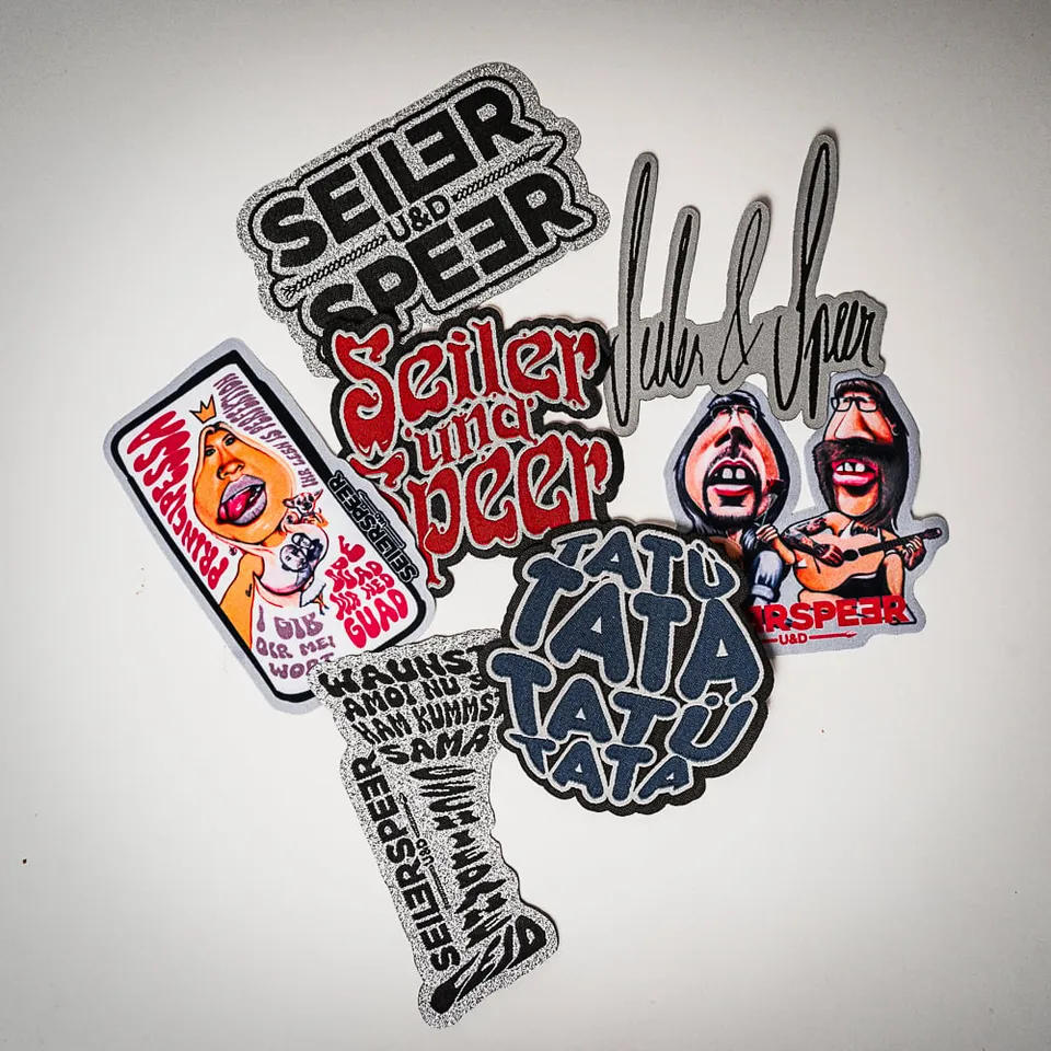 Seiler und Speer Patches Set Bügelbilder 7 Motive