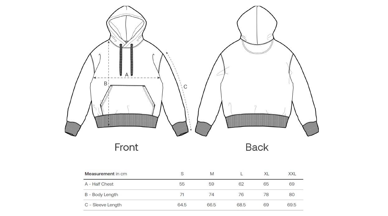 ECM Records Hoodie offwhite Bio-Baumwolle