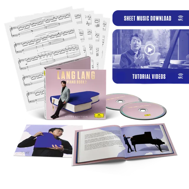 Deutsche Grammophon Lang Lang Piano Book 2 Noten-Edition signiert 2CD