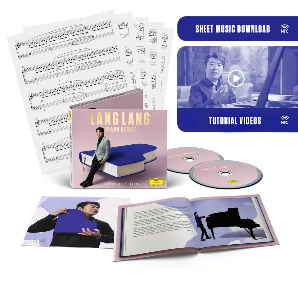 Deutsche Grammophon Lang Lang Piano Book 2 Noten-Edition signiert 2CD