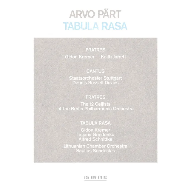 Deutsche Grammophon Tabula Rasa Deluxe Buch CD Arvo Pärt Partitur
