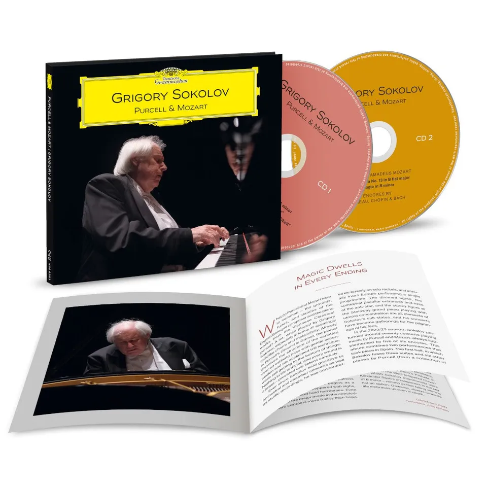 Deutsche Grammophon Sokolov Purcell Mozart Klavier Live Doppel-CD