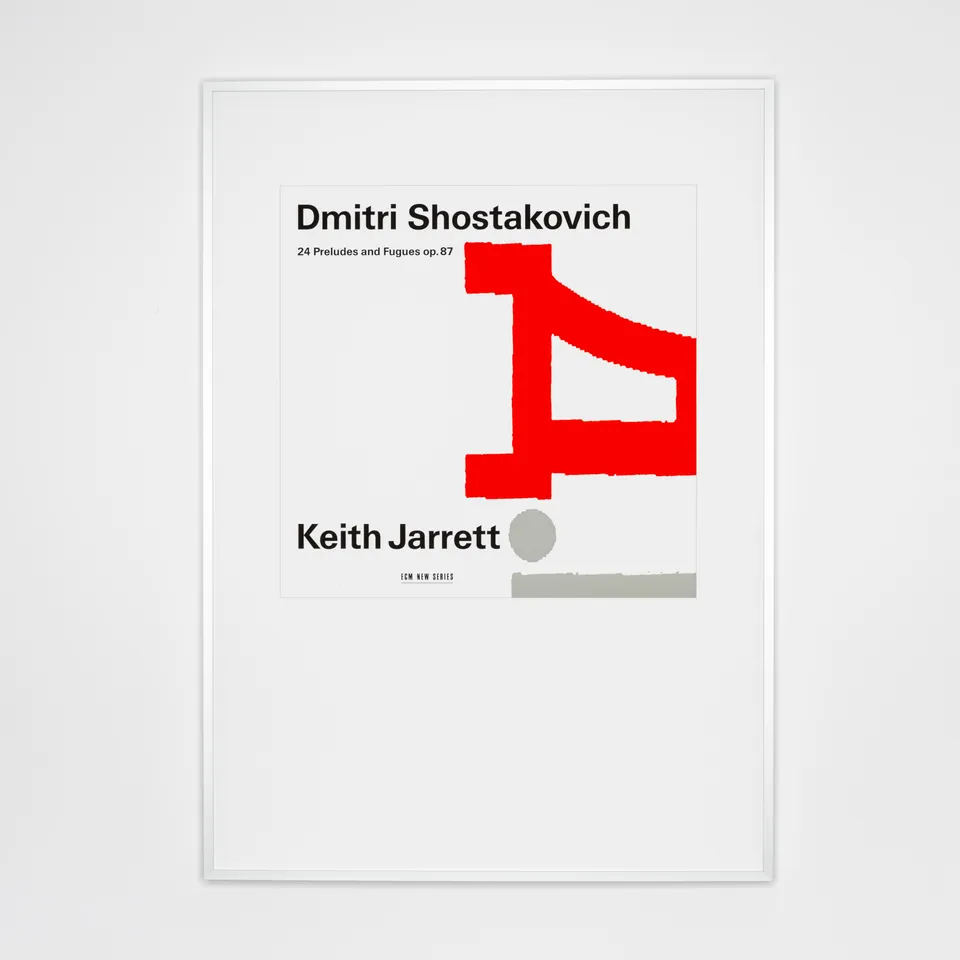ECM New Series Shostakovich Kunstdruck mit Rahmen