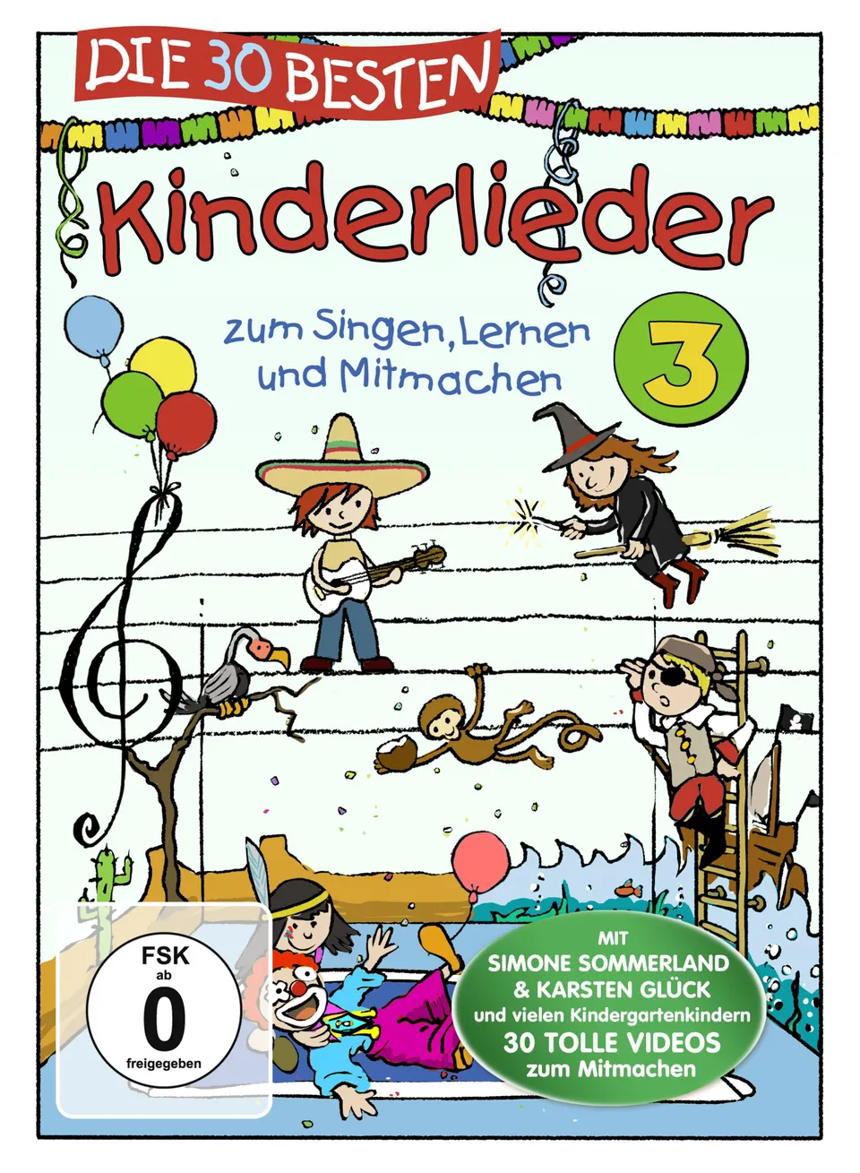 Lamp und Leute Die 30 besten Kinderlieder zum Singen Lernen Mitmachen Vol.3 DVD