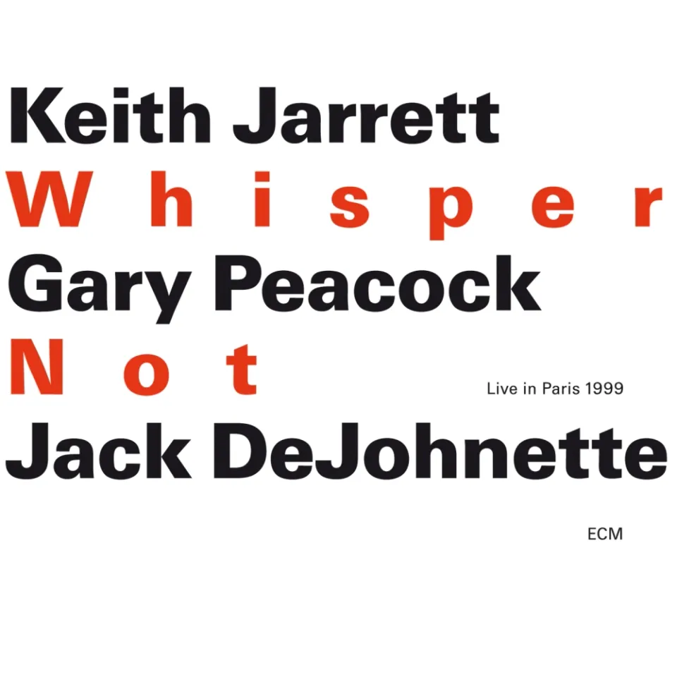 ECM Whisper Not Keith Jarrett Standards Trio Klavier Vinyl LP Balladen