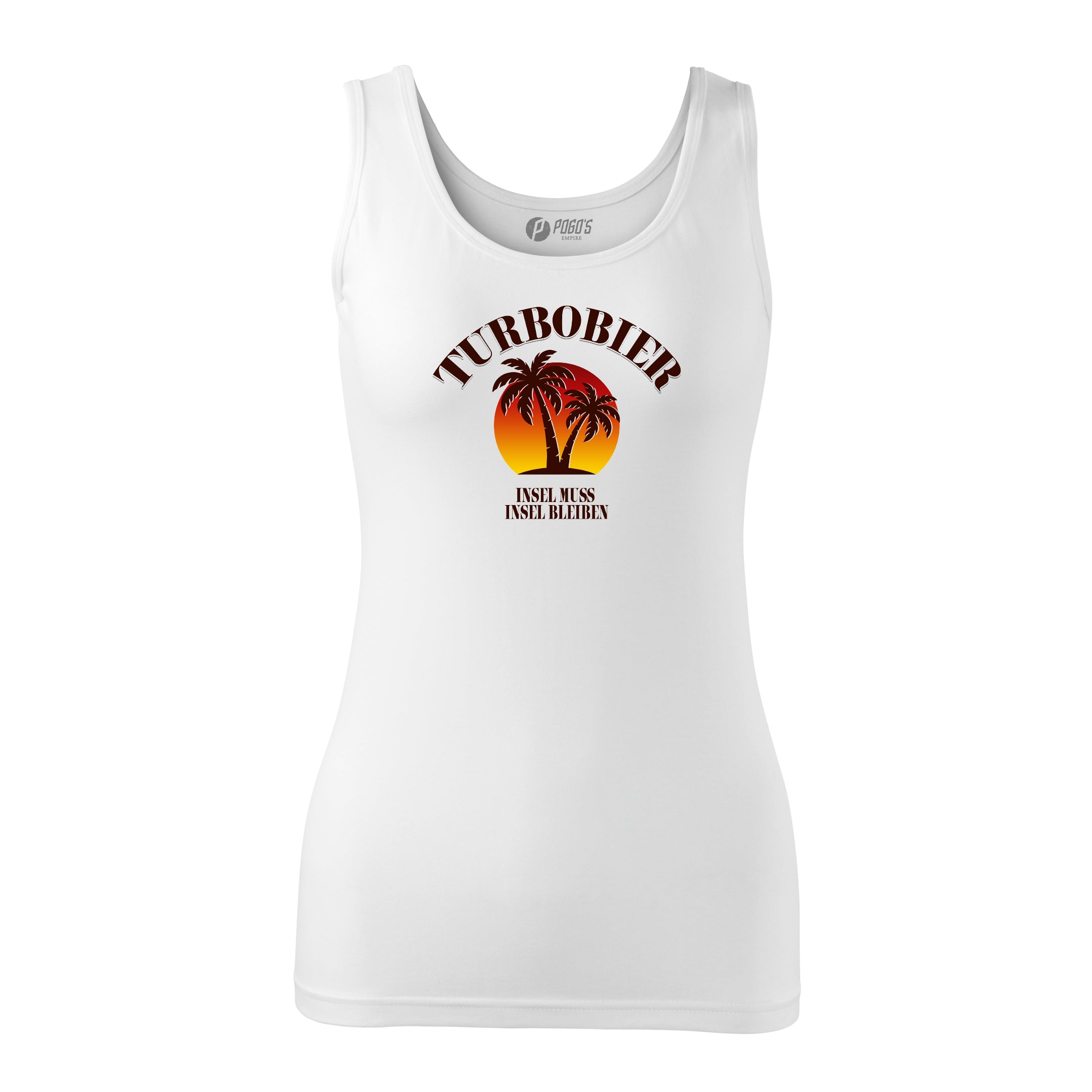 Turbobier Insel Tanktop Herren Baumwolle