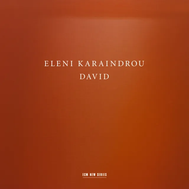 ECM Records Eleni Karaindrou David CD Kantate