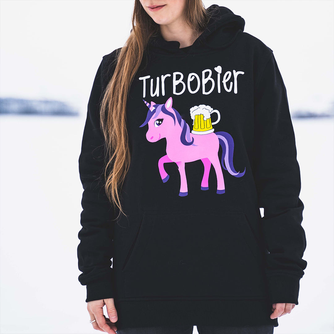 Pogo's Empire Turbobier Einhorn Hoodie Dursti