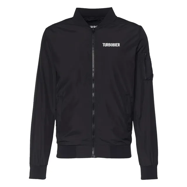 TURBOBIER Bomberjacke gestickt Polyester-Jacke